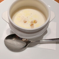 ルバーブ 大名古屋ビルヂング店 - じゃがいもの冷製スープ