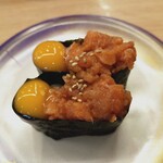 すし江戸 - サーモンユッケ