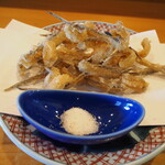 鮨でん - かっちょの空揚げ