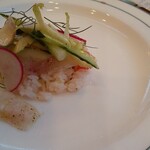 シェ大見山 - 平目のカルパッチョ