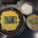 Jagura - つけめん 中盛 サービスのライスつき　８５０円