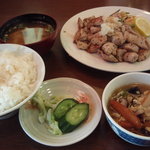 一力 - マグロステーキ定食