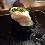 寿司 もり田 - ふぐ白子軍艦巻き