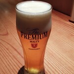 神田魚金 - 生ビールで独りお疲れ様の乾杯～(*￣∇￣)ノ