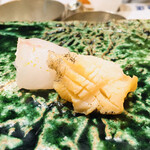 鮨西光 - ヒラメ、ツブ貝