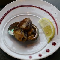 鉄板焼 摩天楼 東京スカイツリー・ソラマチ店 - あわびの鉄板焼