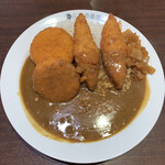 カレーハウスCoCo壱番屋 - R2.8  クリームコロッケカレー400gフィッシュフライトッピング