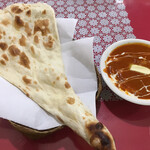 SAREE - セット：プレーンナン・バターチキンカレー