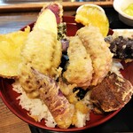 季楽魚処 清本の店 - 穴子天丼　