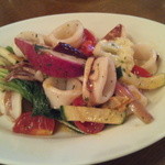 フォセッタ - 地烏賊と鎌倉野菜のニンニク炒め