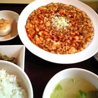 礼華 - ランチ　絹豆腐の雲南風辛し煮