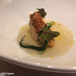 カーサ・デル・チーボ - ﾒﾇｹの鱗焼 Brodo di Pesce 