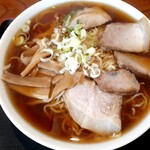 千日堂そば屋 - 料理写真:中華そば 大盛(850円也) 麺固めを頼むもNG…(T^T)