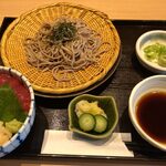 本格板前居酒屋 お魚総本家 - 冷やしそばとまぐろ漬け丼のセット