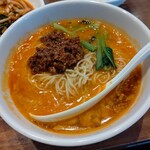 陳麻家 - 【2020.8.12(水)】陳麻家定食(半担々麺＋豚キムチ)950円の半担々麺