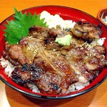 炭の上 日本橋 - イベリコ豚炙り焼丼 1,050円 ♪