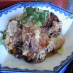 えん - 唐揚げポン酢定食の唐揚げ