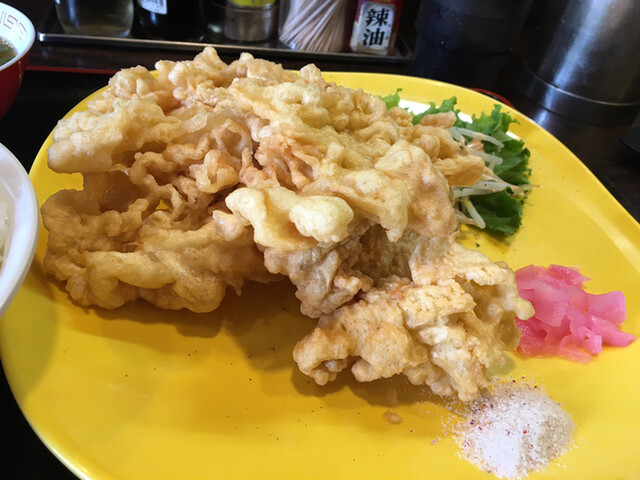 ブタ天定食 By Stardust701 ラーメン道楽 大国町 中華料理 食べログ