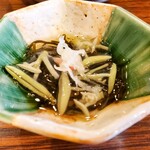 秋田 てんぷら みかわ - 男鹿の糸もずく&じゅんさい