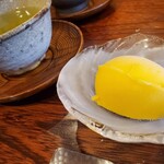 秋田 てんぷら みかわ - この日のデザートはマンゴーアイス