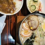 かざぐるま - 鍋ラーメン(みそ)&カレー