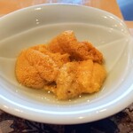 鮨おおね田 - キタムラサキウニ刺身