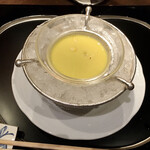 横浜うかい亭 - 冷製コーンスープ　2020.07