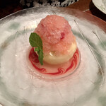 横浜うかい亭 - 白桃のコンポート　2020.07