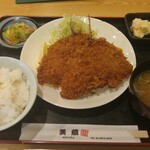 美蔵 - アジフライ定食¥720