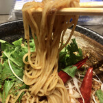 香氣 四川麺条 - ストレート細麺パツパツ