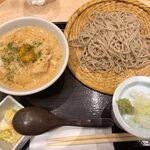 ソバキチ - 山かけトロロ丼と蕎麦