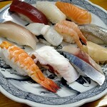 海鮮･寿司処 大漁 - 寿司おまかせ10貫