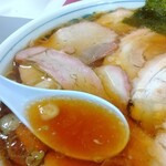 とらや分店 村田や - 醤油香るスープ❗️旨いんじゃ‼️
