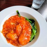 翠花 - 海老のチリソース煮