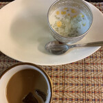 タイ料理 クゥンクワン - ランチのデザートとアイスコーヒー
