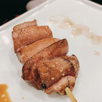 鳥田中 - 串物　レバー塩若焼き