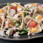 37 PASTA - 有田鶏と糸島自然卵の明太マヨネーズサラダ