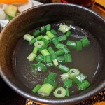 新橋 鶏繁 どんぶり子 - 鶏スープ