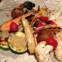 麻布 とさか - 季節野菜のグリル　バーニャカウダソース