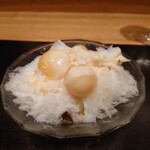 やまぐち - モモのかき氷