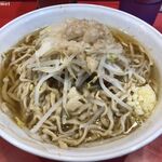 麺屋 桐龍 - 再訪問 2020/08 らーめん豚(2枚) 「ニンニクアブラ」(770円)