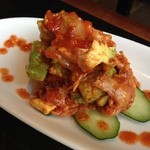 麻布十番　小麦 - アボカドキムチ