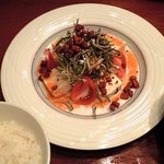 Yasohachi - ワンコインランチ　じゃこ豆腐サラダ定食