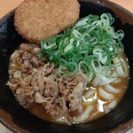 Tsuru maru - カレーぶっかけ480円 コロッケ90円