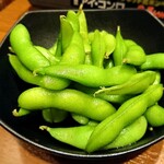gansotaiwammotsunabejin - お通しの枝豆