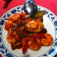 横浜中華街 重慶飯店 本館 - 芝エビの辛子炒め