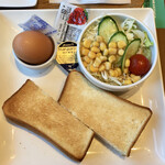Top's KEY'S CAFE - トーストモーニングセット110円