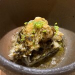 花小町 - 有明の渡蟹、有明の海苔のソース