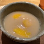 花小町 - 玉東町、西高樹園西田さんの桃のスープ