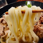 豚肉汁うどん べ - 